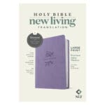 NLT Lavender Imitation Leather Filament Premium Value Thinline Bible Large Print - Image 9