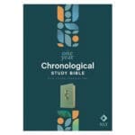 NLT Sage Green Mosaic Imitation Leather One Year Chronological Study Bible - Image 4