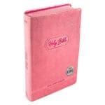 KJV Pink Hearts Faux Leather Flexcover Kids Bible Large Print - Image 38