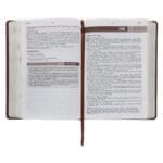 NLT Brown Flexcover Faux Leather Everyday Devotional Bible for Men - Image 26