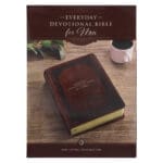 NLT Brown Flexcover Faux Leather Everyday Devotional Bible for Men - Image 27