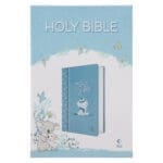 NLT Blue Elephant Flexcover Faux Leather Baby Bible for Boys - Image 29