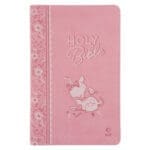 NLT Pink Deer Flexcover Faux Leather Baby Bible for Girls - Image 24