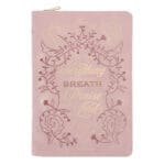 Let Everything That Has Breath Praise the Lord Faux Leather Journal with Zipped Closure - Image 5