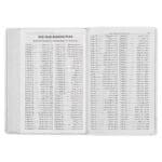 KJV White Faux Leather Thinline Large Print Bible With Thumb Indexing - Image 41