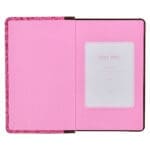KJV Saddle Tan And Pink Faux Leather Giant Print Bible - Image 46