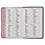 KJV Saddle Tan And Pink Faux Leather Giant Print Bible - Image 48
