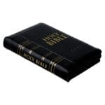 NLT Black Faux Leather Flexcover Compact Bible With Zip - Image 44