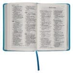 NLT Teal Faux Leather Flexcover Compact Bible - Image 49