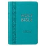 NLT Teal Faux Leather Flexcover Compact Bible - Image 43