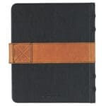 Leatherpress Slate Black and Chai Tan Genuine African Leather Sketch Book - Image 42