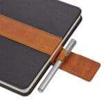 Leatherpress Slate Black and Chai Tan Genuine African Leather Sketch Book - Image 46