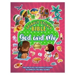 God and Me - Sparkly Sticker Bible (Paperback)