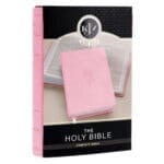 KJV Ballet Pink Faux Leather Compact Bible - Image 3
