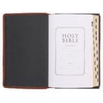 KJV Brown Genuine Leather Flexcover Deluxe Gift Bible Indexed - Image 15