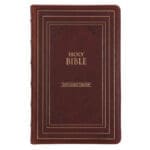 KJV Brown Genuine Leather Flexcover Deluxe Gift Bible Indexed - Image 13