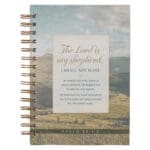 The Lord Is My Shepherd I Shall Not Want Field Scene Hardcover Wirebound Journal - Image 3