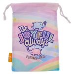 Be Joyful Always Small Cotton Drawstring Bag - 1 Thess. 5:16 - Image 9