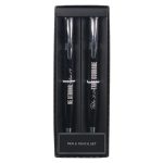 Be Strong, Take Courage Executive Black Pen and Pencil Set - Image 4
