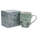Rejoice Always Green Ceramic Mug - Image 4